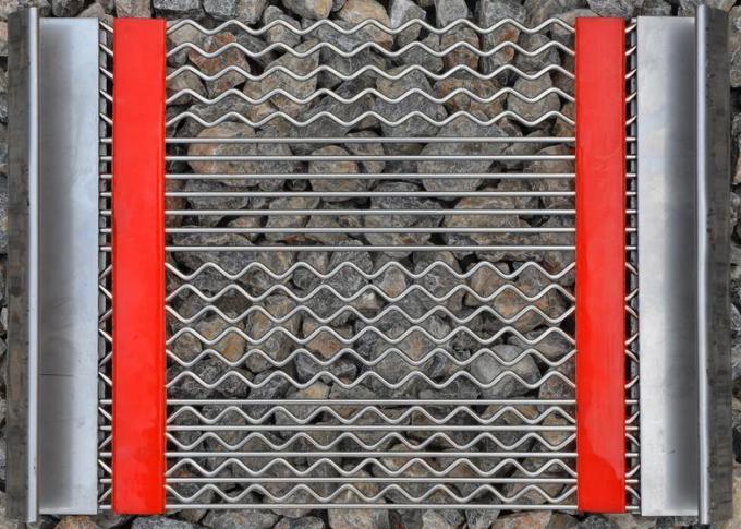 PU-Streifen-Selbstreinigungs-Schirm Mesh High Tension Steel Wire zum abzubauen 0